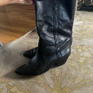 SCHUTZ Black Western Cowboy boot